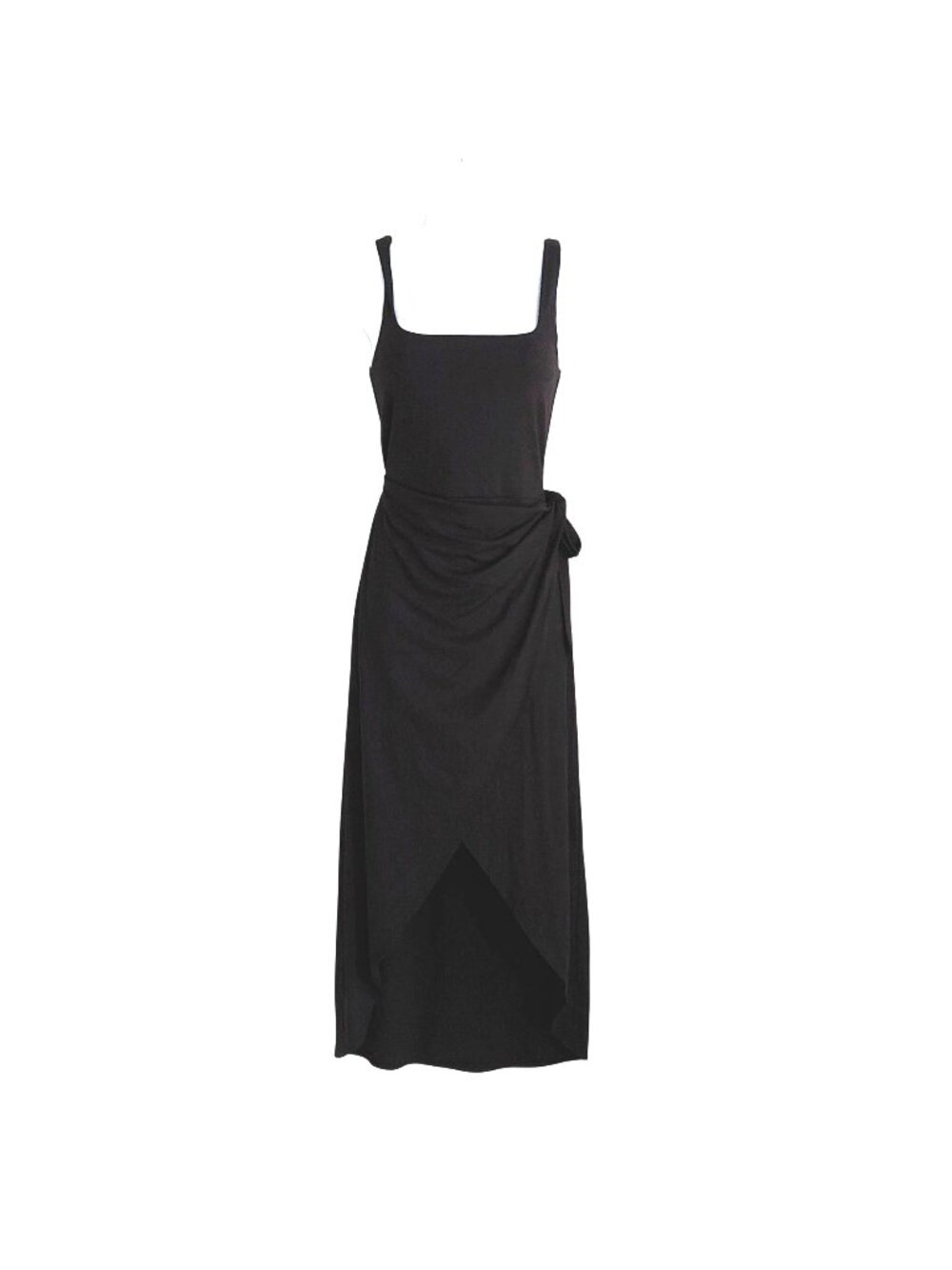 Wilfred Saturn Midi Resort Wrap Dress Contemporary Minimalist Effortless Chic S